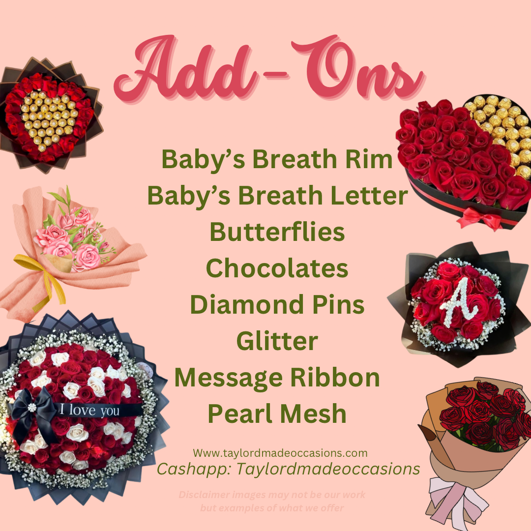 Add-Ons for Bouquets